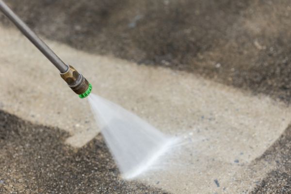 Garage Floor Power Washing in Salem