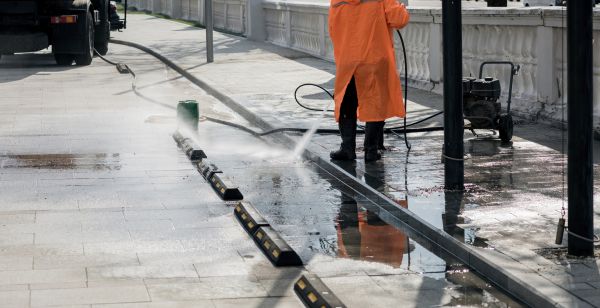 Parking Lot Pressure Washing