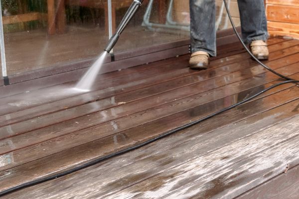 Pool Deck Power Washing in Salem