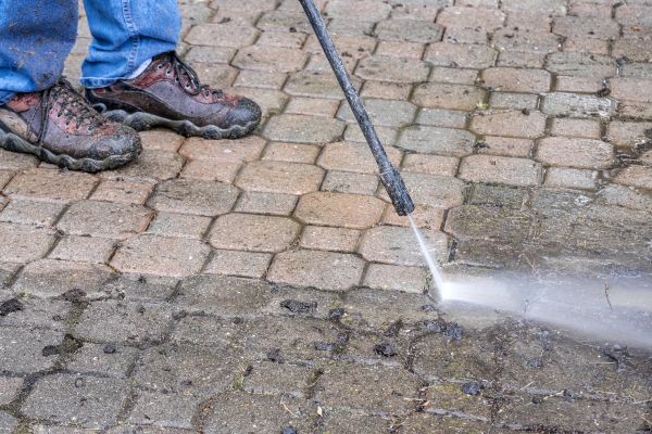 Stone Patio Cleaning in Salem